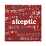 Red Skeptic Magnets