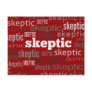 Red Skeptic Postcard
