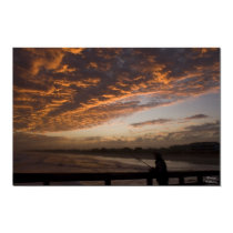 Red Skies in the evening posters
