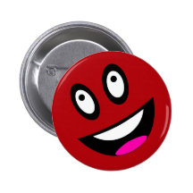 Red Smiley Face Buttons