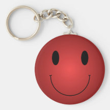 Red Smiley Keychains