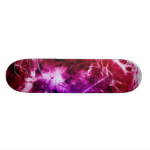 Red Smoke Skate Deck