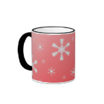 Red Snowflakes Mug