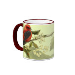 Red Songbird mugs