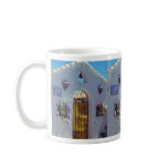 Red Spanish style door, Marbella flowers Coffee Mugs