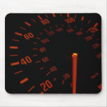Red Speedometer Dial mousepads