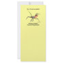 Red Spider Assassin Bug Personalized Rack Card