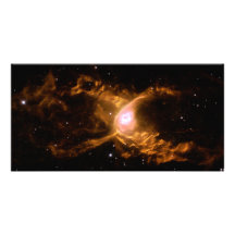 Red Spider Nebula Space Photo Greeting Card