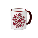 Red Spirals Coffee Mug