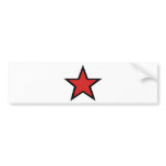 Red Star! Cool Red Star productcs! bumper stickers