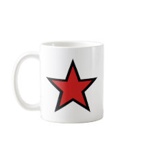 Red Star! Cool Red Star productcs! Coffee Mug