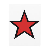 Red Star! Cool Red Star productcs! Postcards