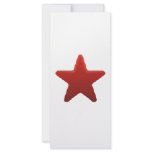 Red Star rack cards