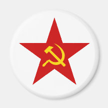 Red Star Refrigerator Magnet