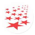 red stars carpet stickers