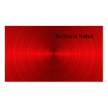 Red Steel Business Cards