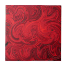 Red Storm Ceramic Tile