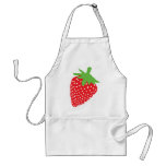 red strawberry icon aprons