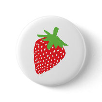red strawberry icon button