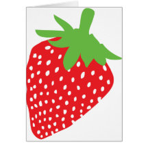 red strawberry icon cards
