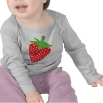 red strawberry icon tees