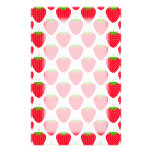Red Strawberry Pattern. stationery
