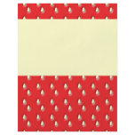 Red Strawberry Pattern with Seeds. Custom flyers