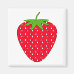 Red Strawberry. Refrigerator Magnet