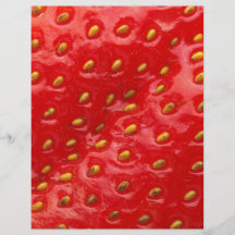 Red Strawberry Texture Flyer