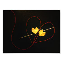 Red String of Fate Photographic Print
