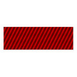 Red Stripes Pattern business cards