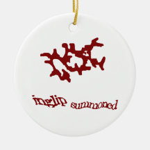 Red Summoning Weedaula Christmas Ornaments