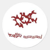 Red Summoning Weedaula Stickers