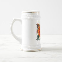 Red Sunflowers Beer Stein Coffee Mugs