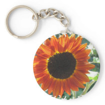 Red Sunflowers Keychain