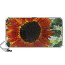 Red Sunflowers Portable Speakers