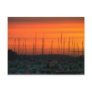 Red Sunset in Kivenlahti Harbour Post Card