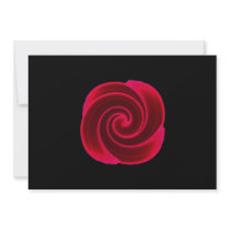Red Swirl Flower