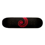 Red Swirl Skateboard