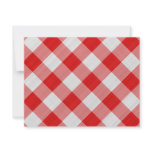 red table cloth invitations