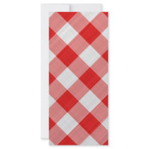 red table cloth