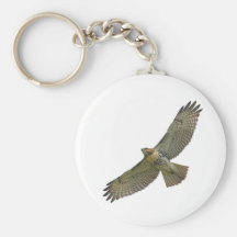 red-tail soaring Keychain