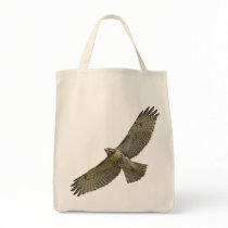 red-tail soaring Tote Canvas Bag
