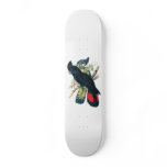 Red tailed, Black (Banksian) Cockatoos. skateboards