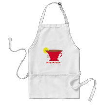 Red Teacup Apron