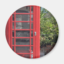 Red Telephone box Fridge Magnets