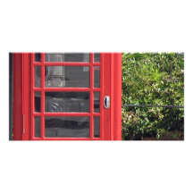 Red Telephone box Photo Cards