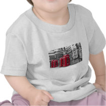 Red Telephone boxes T-shirts