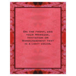 red texture flyers