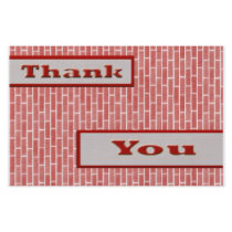Red Thank You